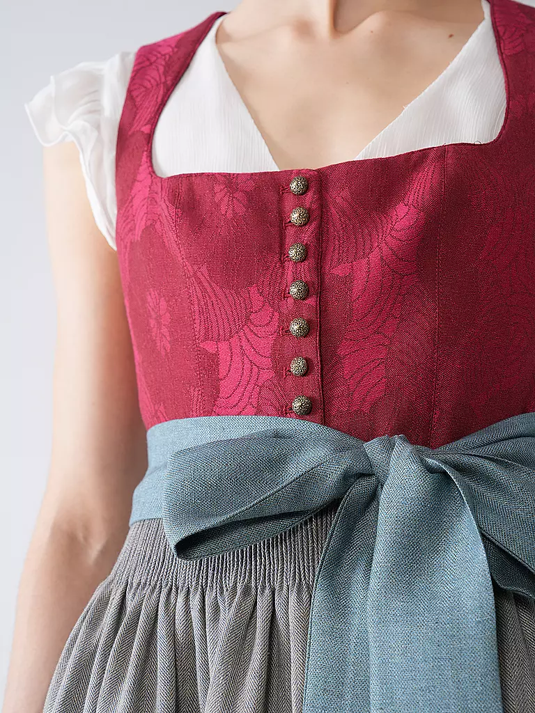 GOTTSEIDANK | Dirndl MONIKA | rot