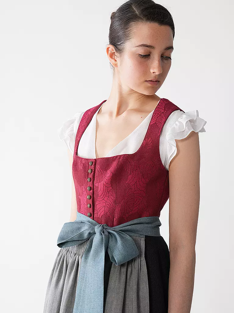 GOTTSEIDANK | Dirndl MONIKA | rot