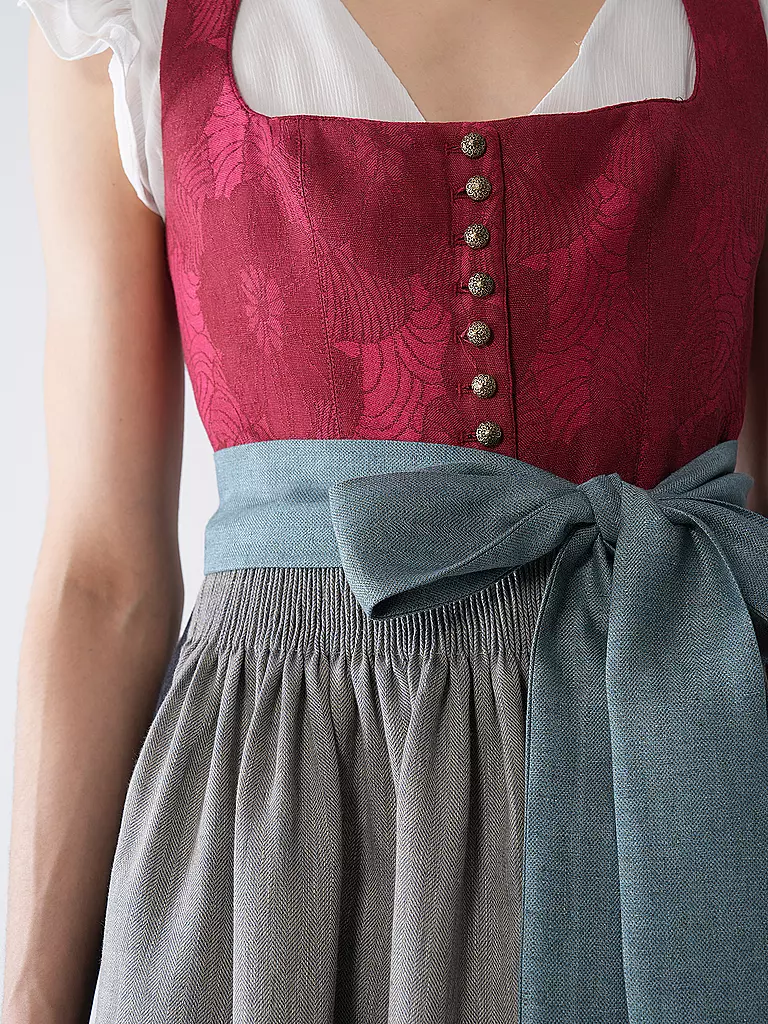 GOTTSEIDANK | Dirndl MONIKA | rot