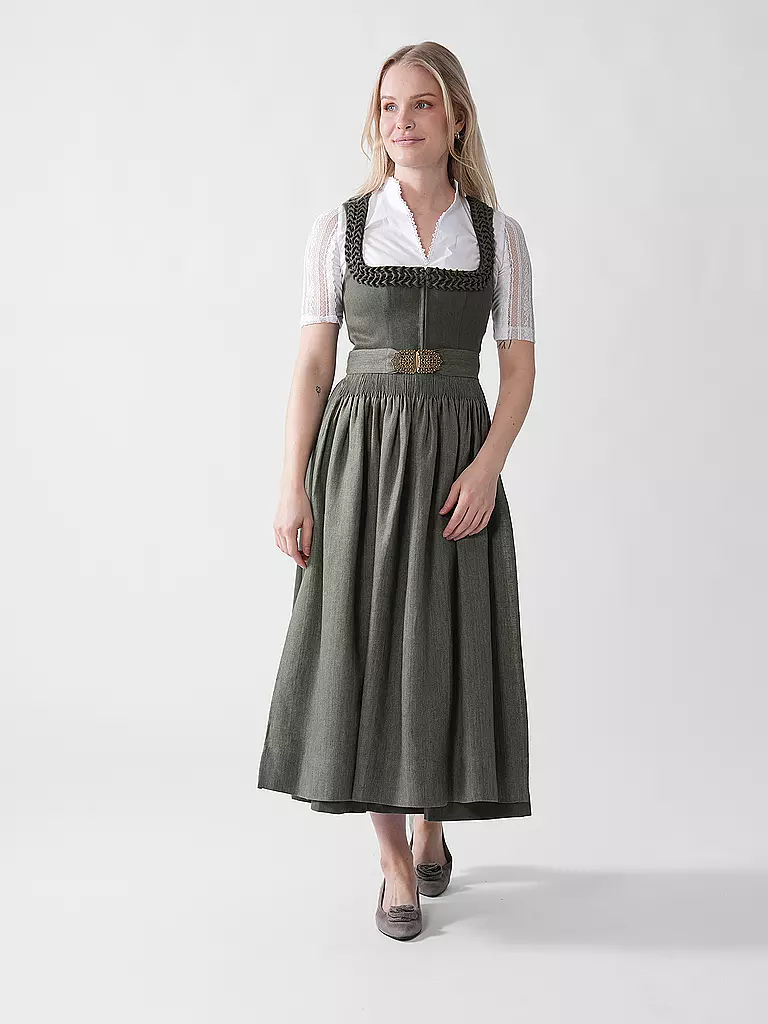 GOTTSEIDANK | Dirndl VRENI 80cm | dunkelgrün