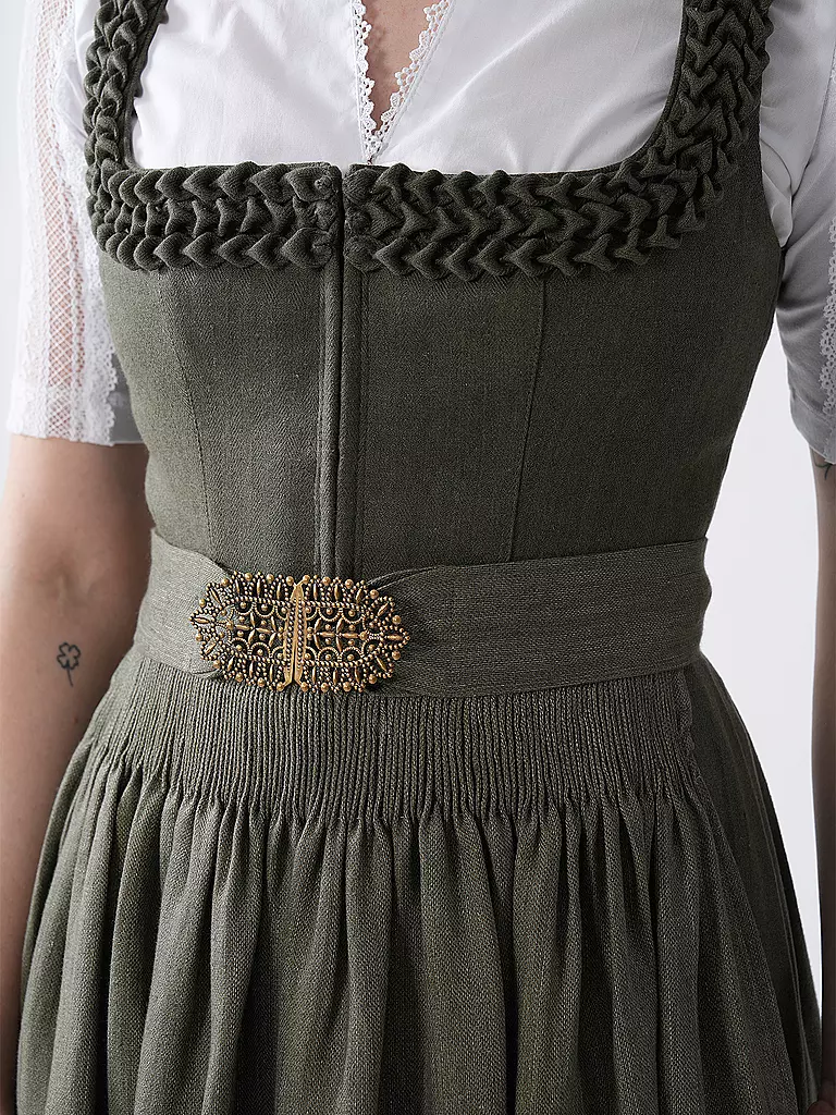 GOTTSEIDANK | Dirndl VRENI 80cm | dunkelgrün