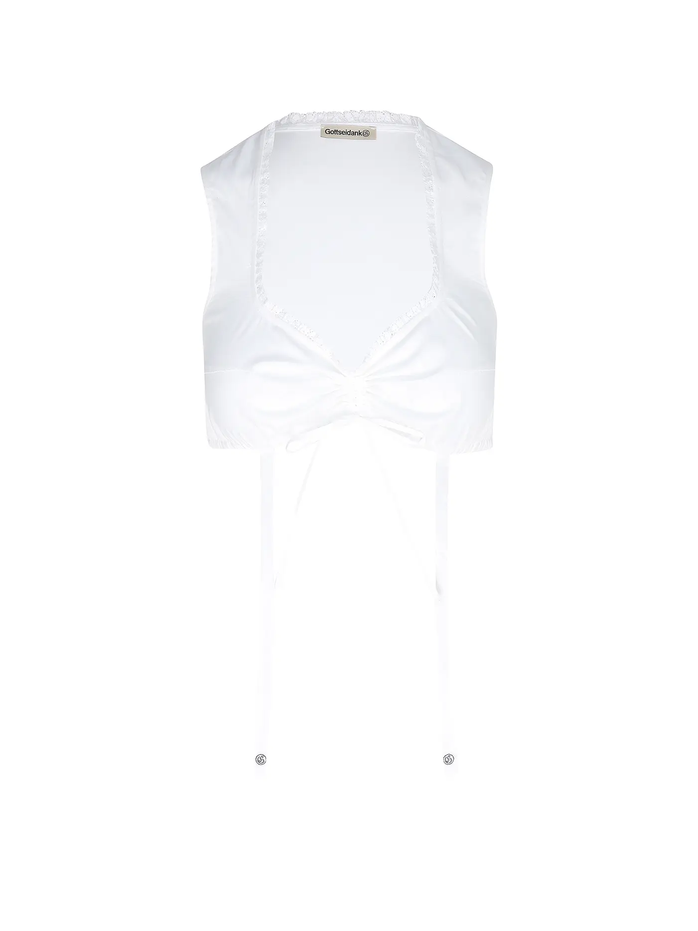 GOTTSEIDANK | Dirndlbluse MARESA | weiss