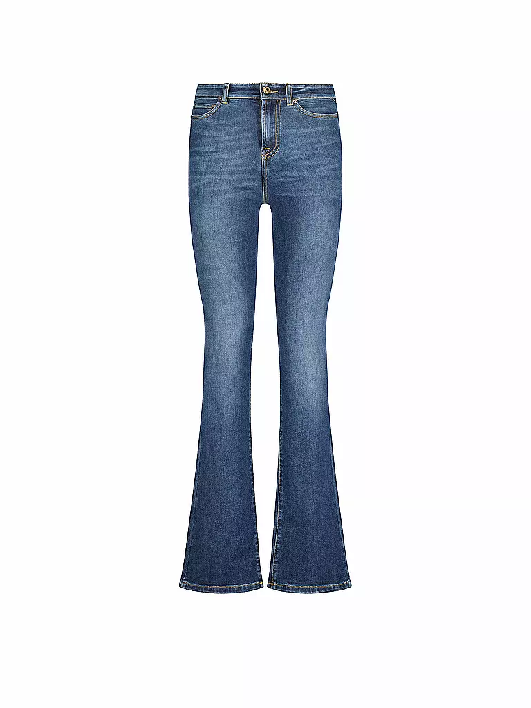 GOTTSEIDANK | Jeans Flared Fit Leslie | blau