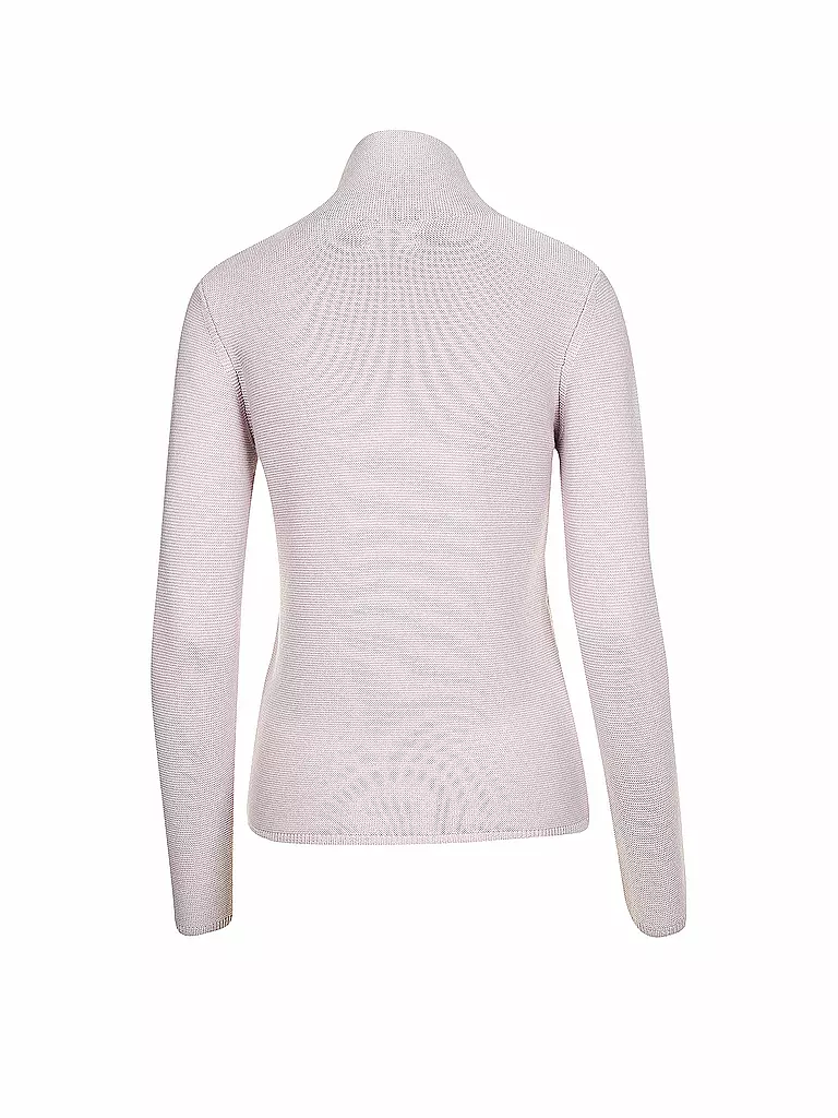 GOTTSEIDANK | Trachten Rollkragenpullover Antje | rosa