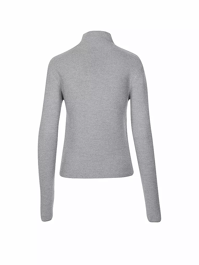 GOTTSEIDANK | Trachten Rollkragenpullover Antje | grau