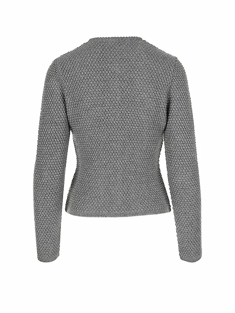 GOTTSEIDANK | Trachten Strickjacke AGNES | grau