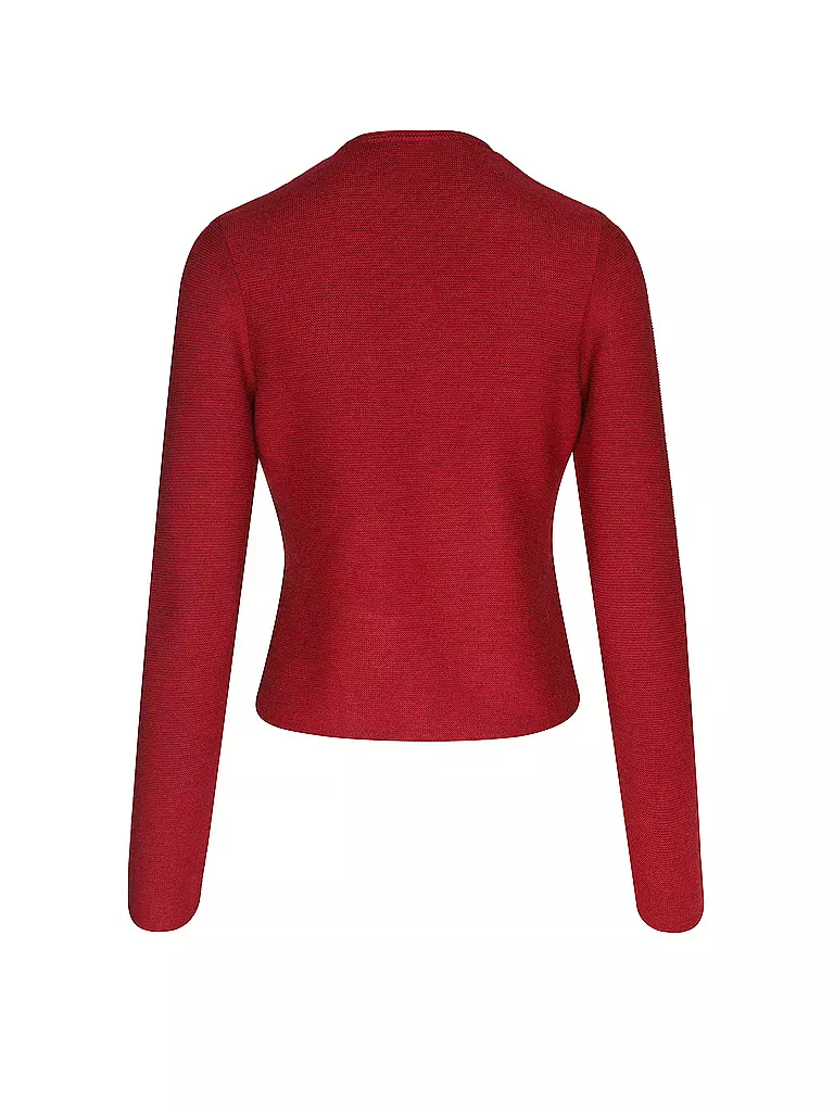 GOTTSEIDANK | Trachten Strickjacke ALOISIA | dunkelrot