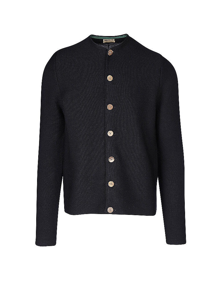 GOTTSEIDANK | Trachten Strickjacke ALOISIUS | blau