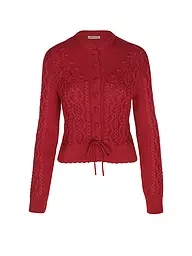GOTTSEIDANK | Trachten Strickjacke LENE  | rot