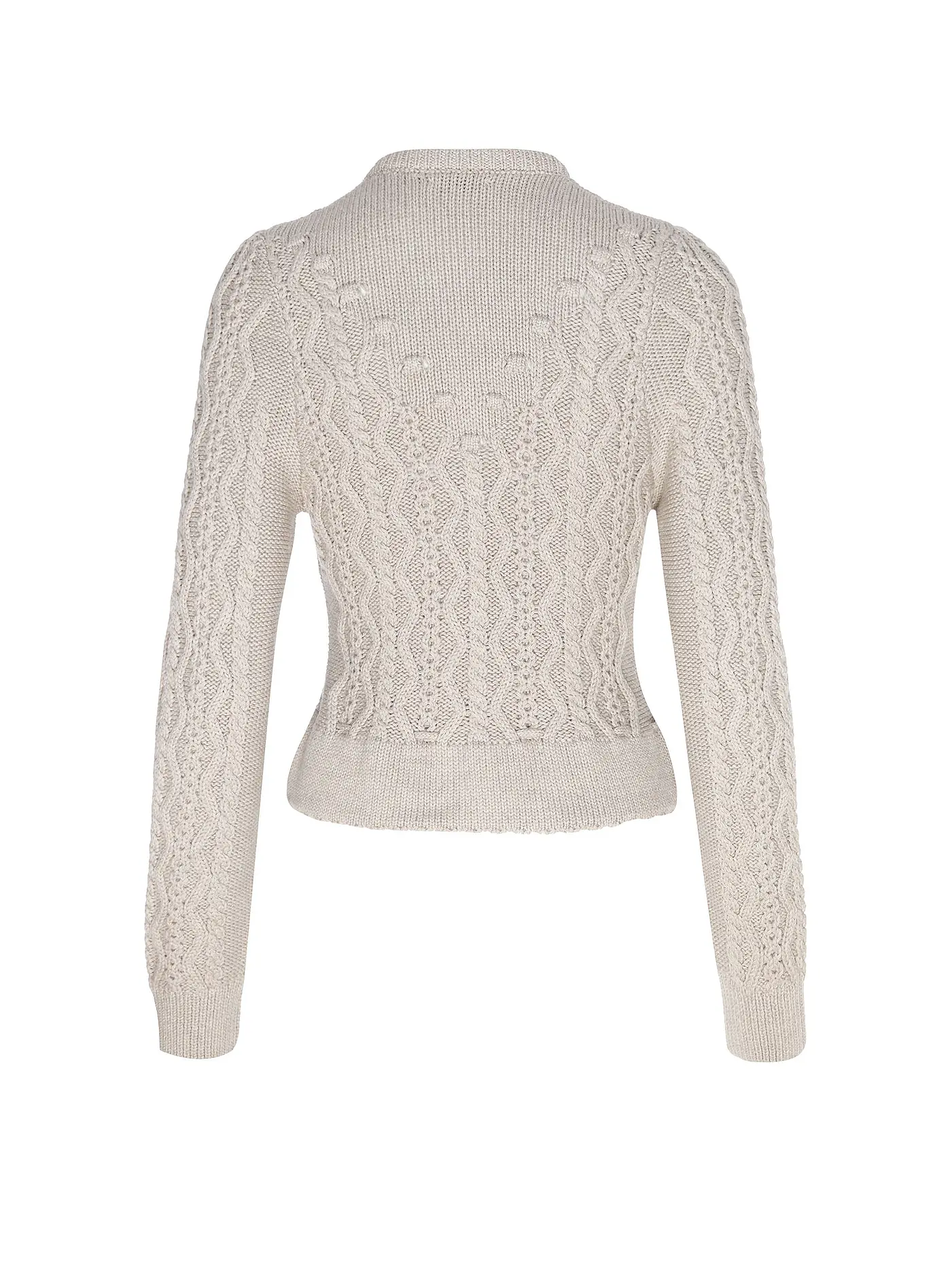 GOTTSEIDANK | Trachten Strickjacke LENE  | beige