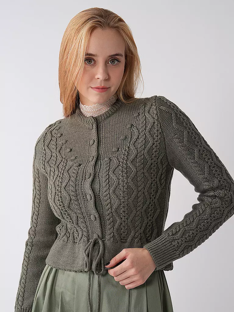 GOTTSEIDANK | Trachten Strickjacke LENE | rot