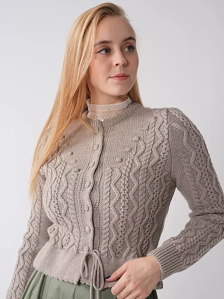 GOTTSEIDANK | Trachten Strickjacke LENE | rot