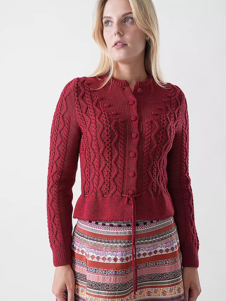 GOTTSEIDANK | Trachten Strickjacke LENE | grün