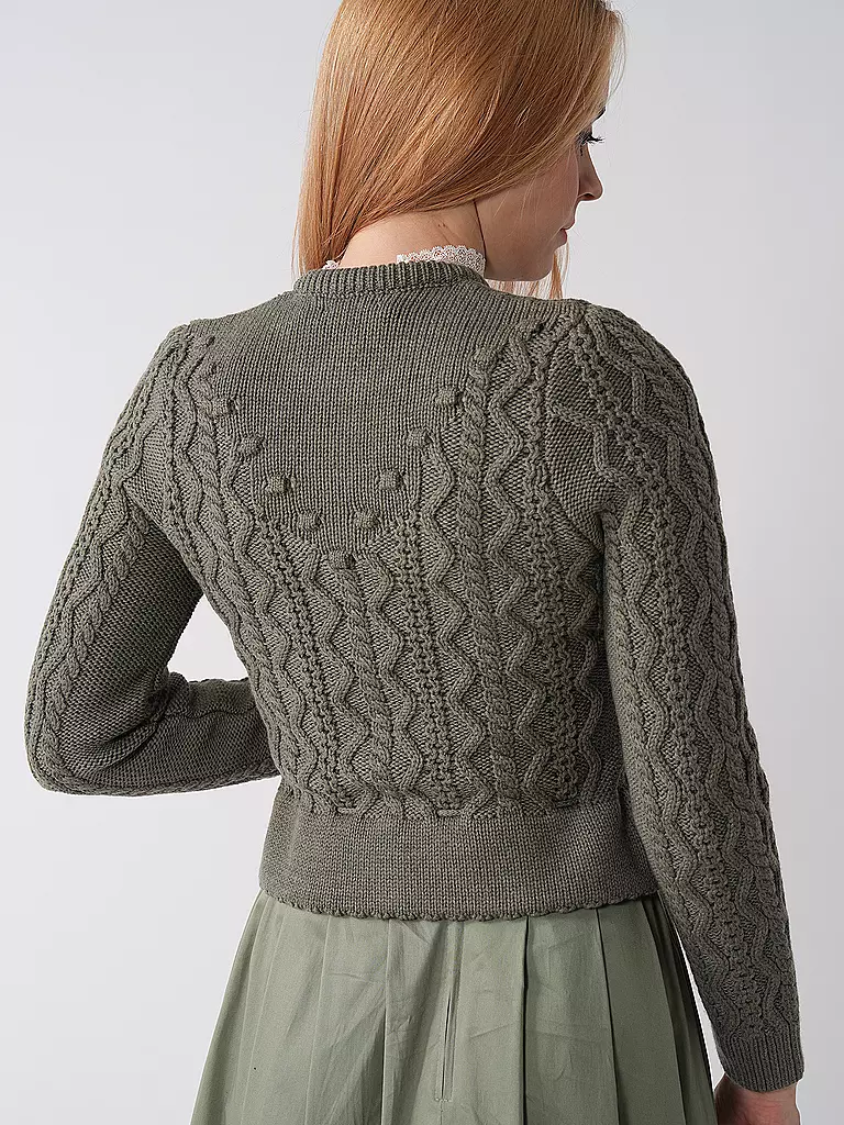 GOTTSEIDANK | Trachten Strickjacke LENE | rot