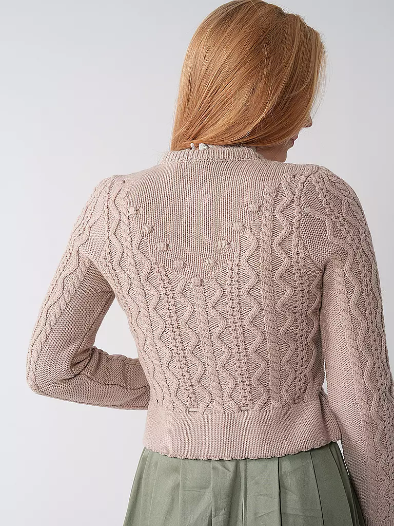 GOTTSEIDANK | Trachten Strickjacke LENE | rot