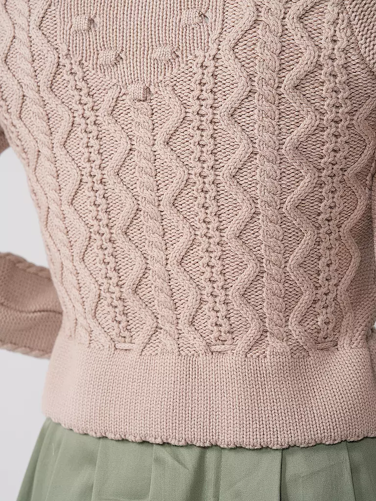 GOTTSEIDANK | Trachten Strickjacke LENE | rot