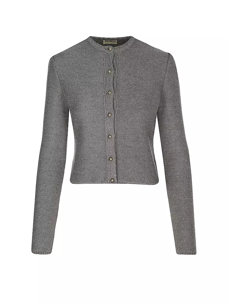 GOTTSEIDANK | Trachten Strickjacke MIRL | grau