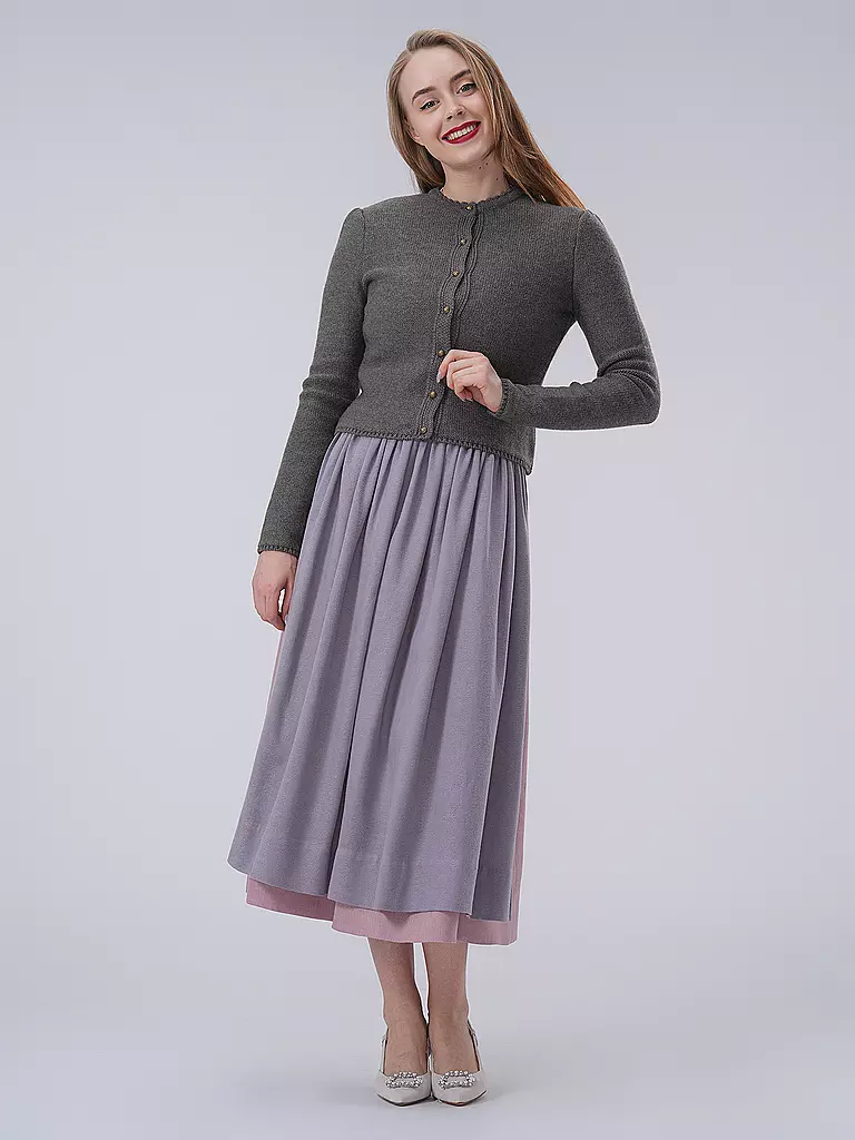 GOTTSEIDANK | Trachten Strickjacke MIRL | grau