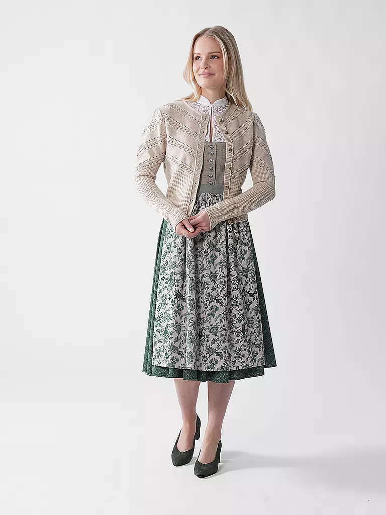 GOTTSEIDANK | Trachten Strickjacke OPHELIA | beige