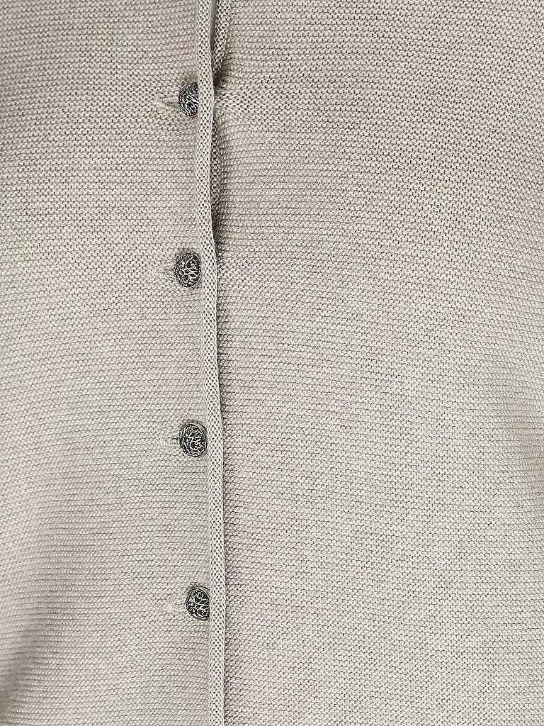 GOTTSEIDANK | Trachten Strickjacke Slim Fit ANNA | creme