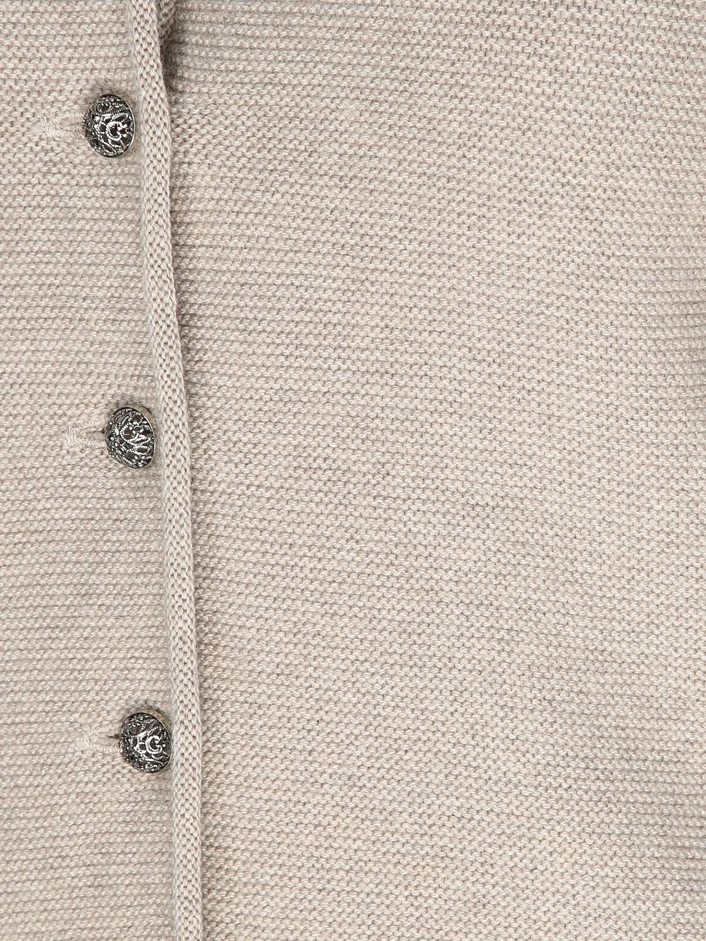 GOTTSEIDANK | Trachten Strickjacke Slim Fit ANNA | creme