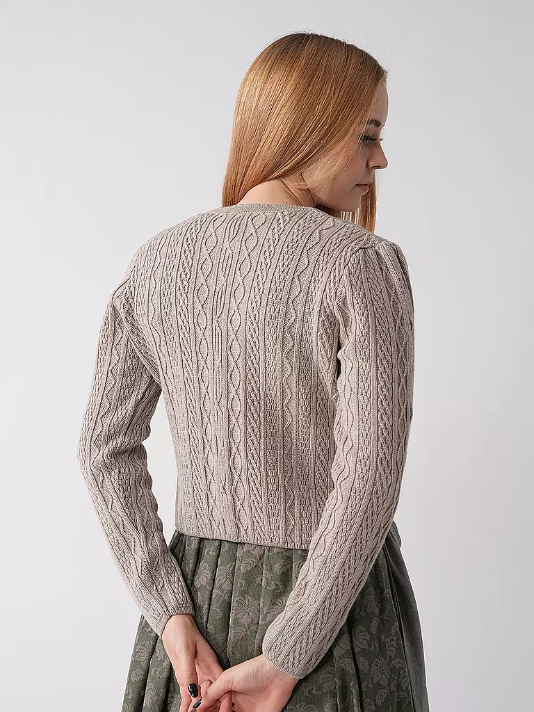 GOTTSEIDANK | Trachten Strickjacke SOPHIA | creme