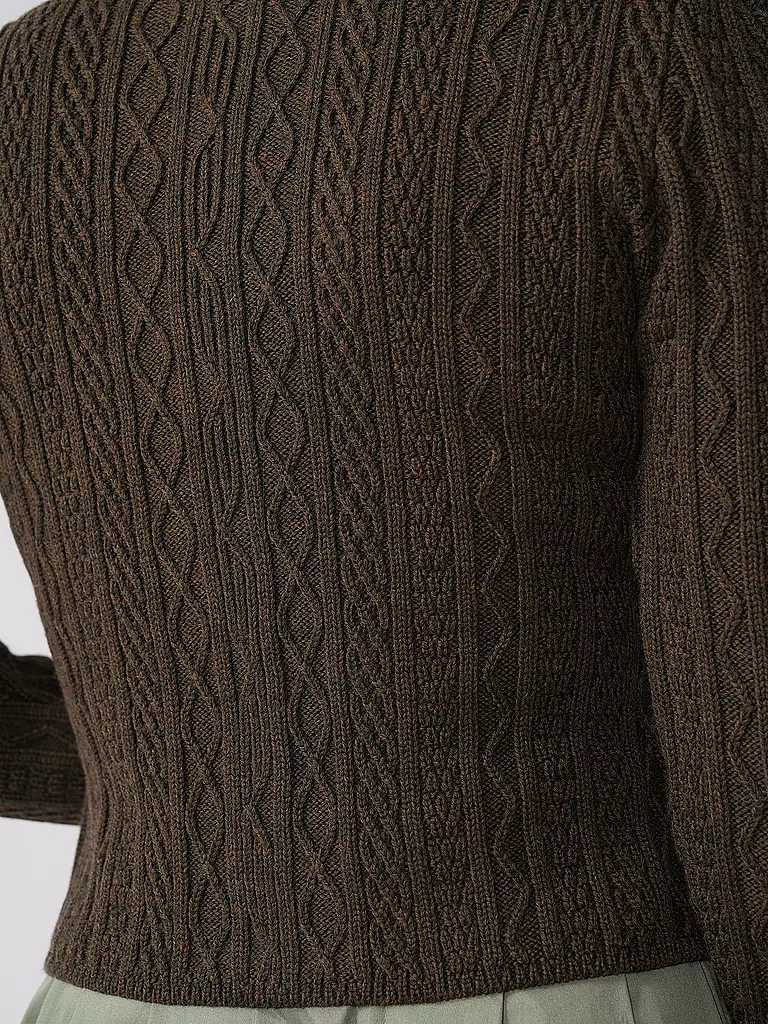 GOTTSEIDANK | Trachten Strickjacke SOPHIA | olive