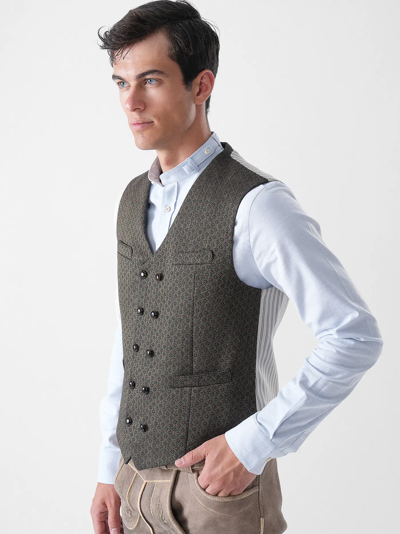 GOTTSEIDANK | Trachtengilet EGON | olive