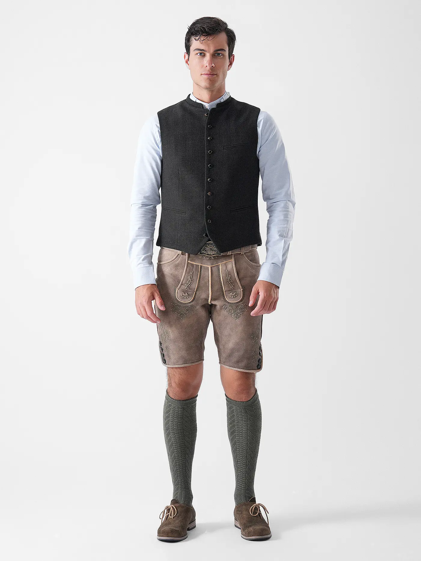 GOTTSEIDANK | Trachtengilet KONSTANTIN  | dunkelgrün