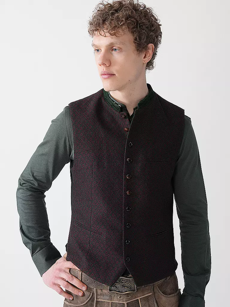 GOTTSEIDANK | Trachtengilet KONSTANTIN  | dunkelrot