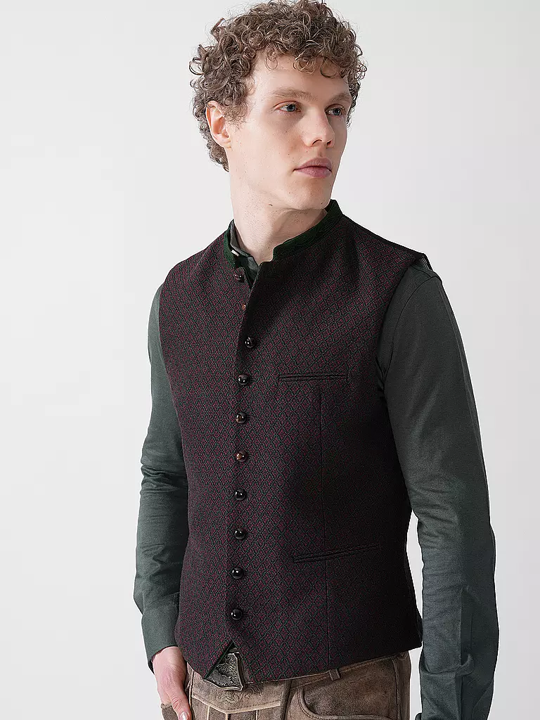 GOTTSEIDANK | Trachtengilet KONSTANTIN  | dunkelrot