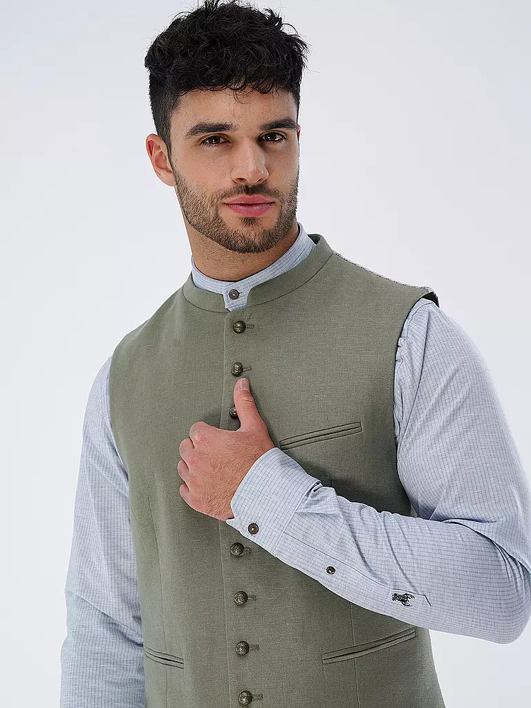 GOTTSEIDANK | Trachtengilet KONSTANTIN | dunkelrot
