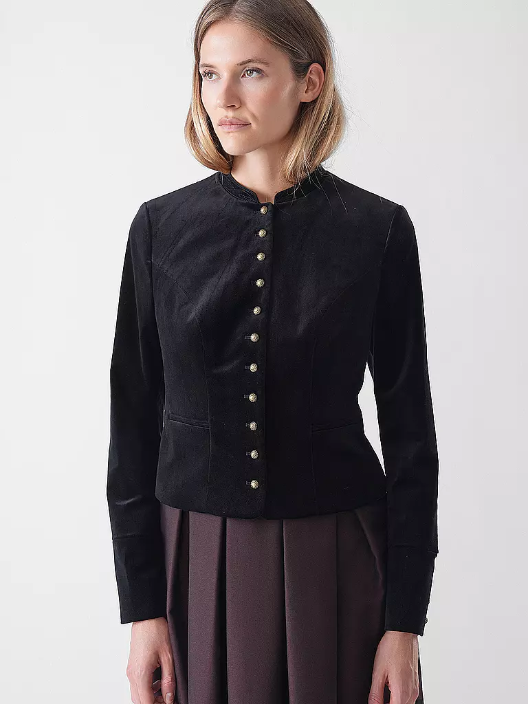 GOTTSEIDANK | Trachtenjacke BARBARA | schwarz