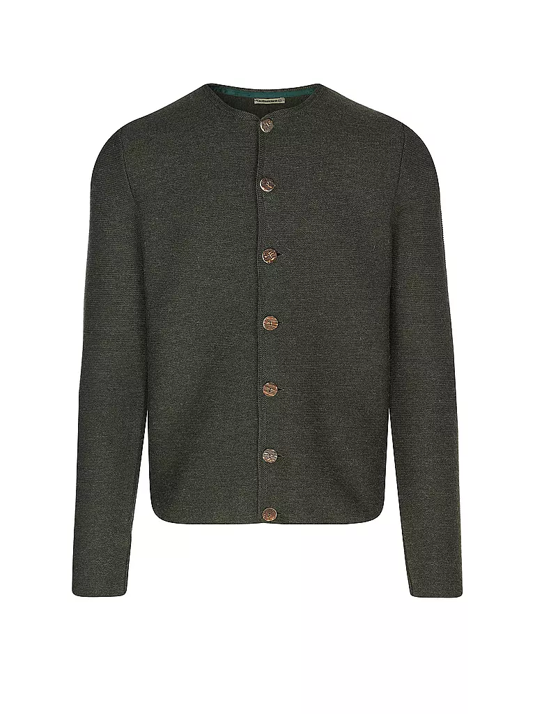 GOTTSEIDANK | Trachtenstrickjacke ALOISIUS | grün