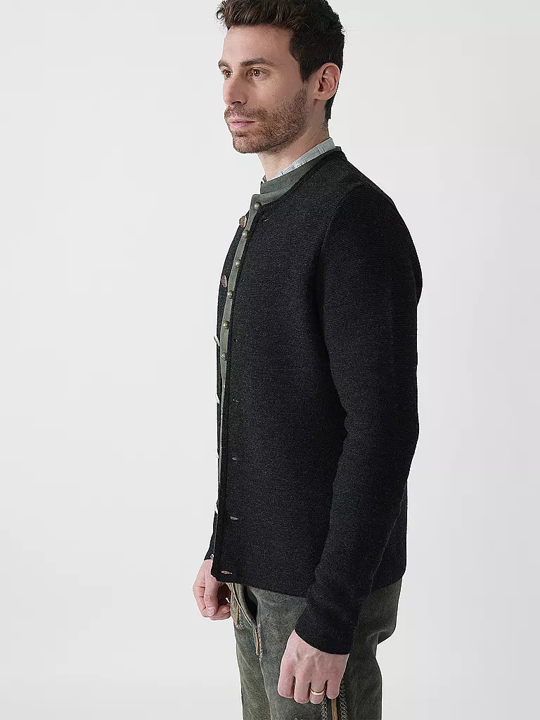GOTTSEIDANK | Trachtenstrickjacke ALOISIUS | olive