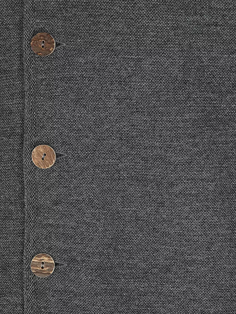 GOTTSEIDANK | Trachtenstrickjacke ALOISIUS | grau