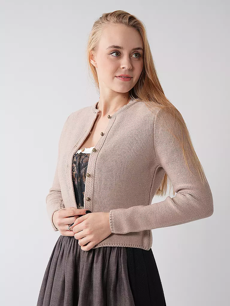 GOTTSEIDANK | Trachtenstrickjacke MIRL | beige