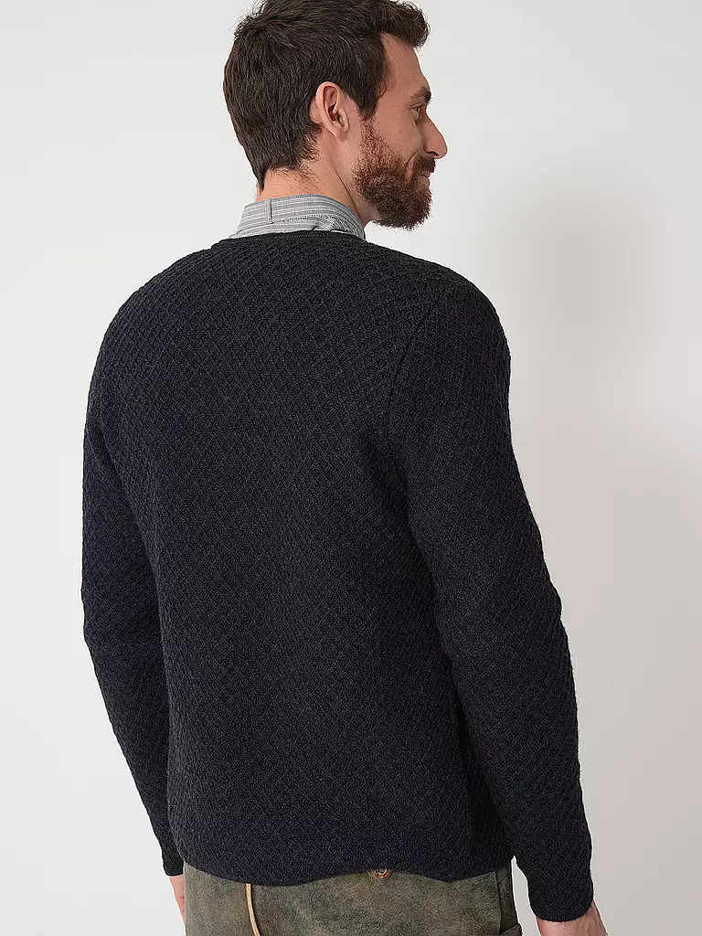GOTTSEIDANK | Trachtenstrickjacke XAVER | hellgrau