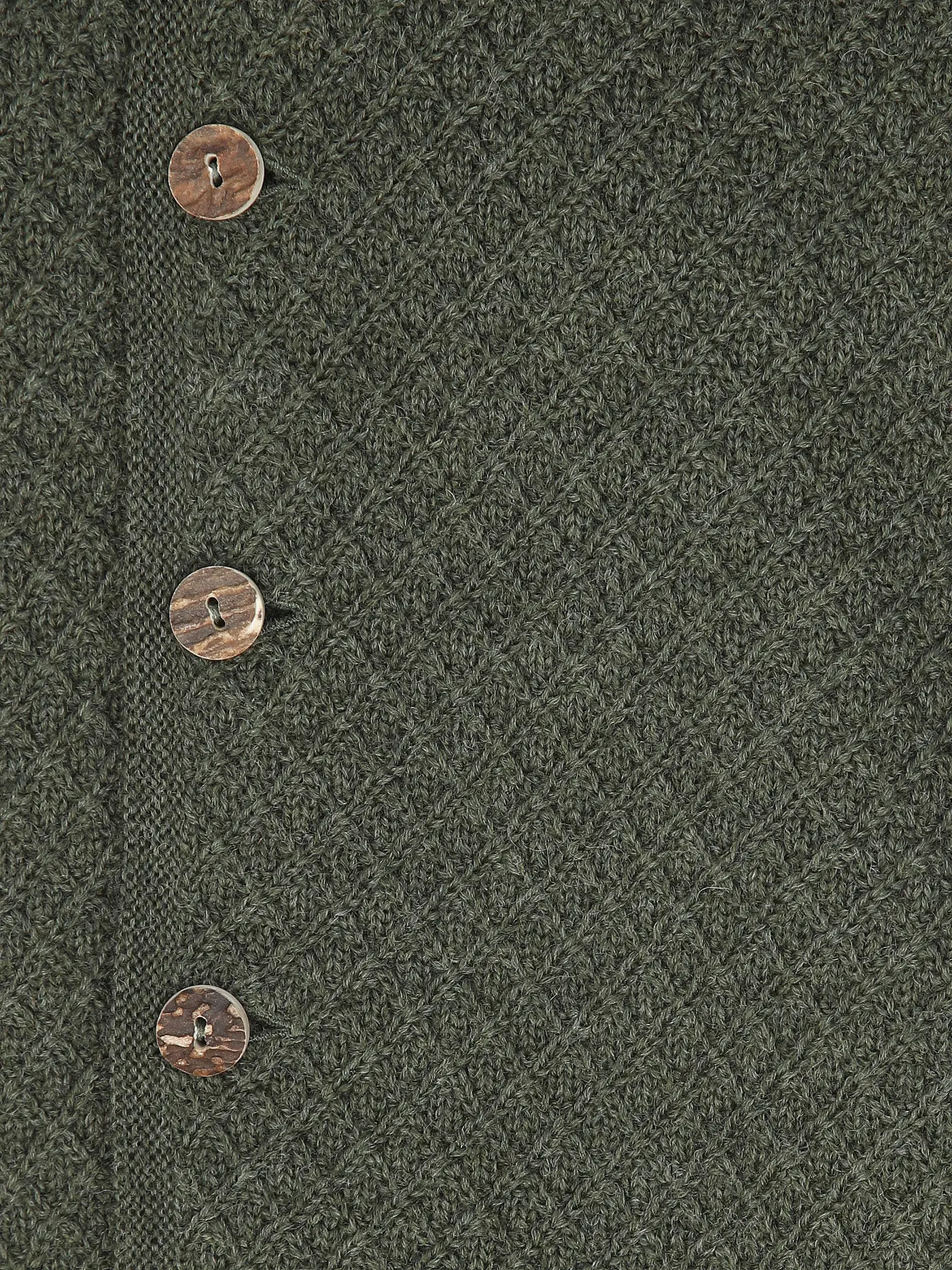 GOTTSEIDANK | Trachtenstrickjacke XAVER | dunkelgrün