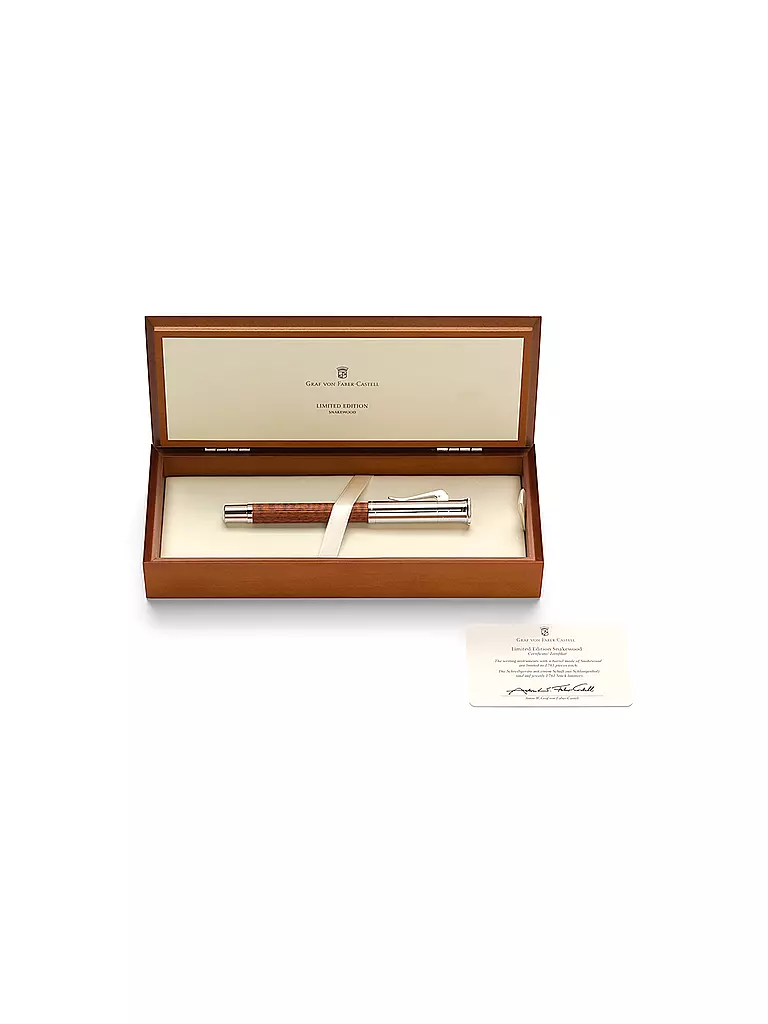 GRAF VON FABER-CASTELL | Drehkugelschreiber "Limited Edition - Snakewood" | transparent