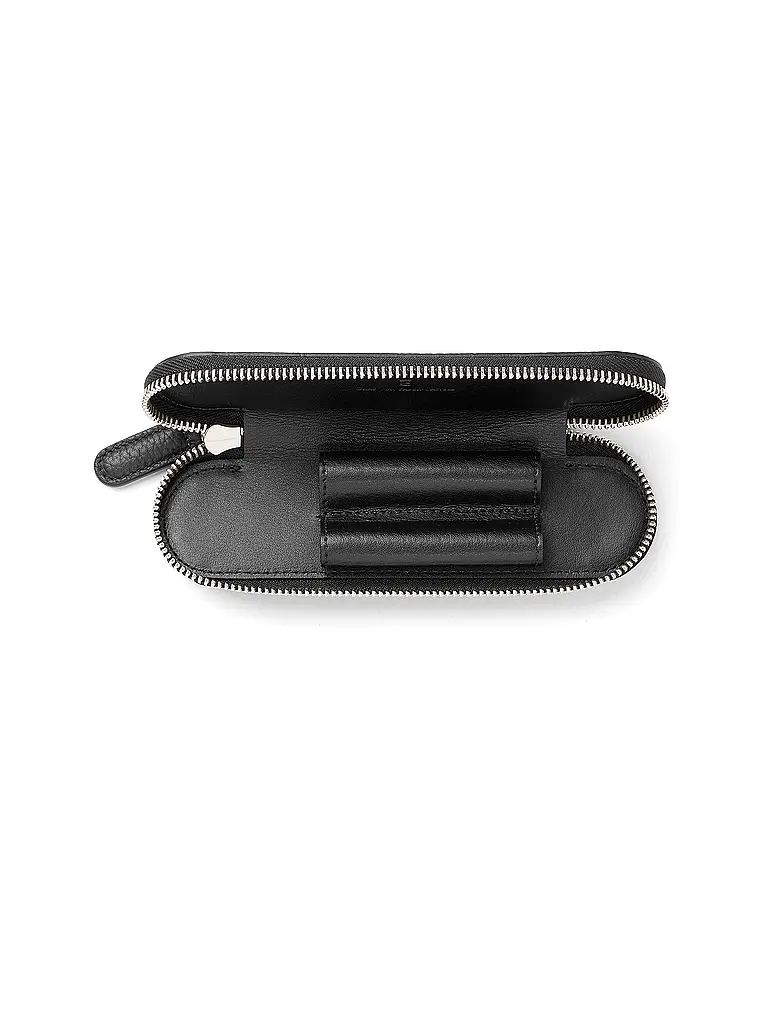 GRAF VON FABER-CASTELL | Etui 2 Schreibgeräte, Cashmere, Reißverschluss, Schwarz | 