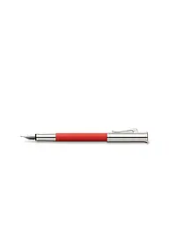 GRAF VON FABER-CASTELL | Füllfederhalter Guilloche India Red F | Rot