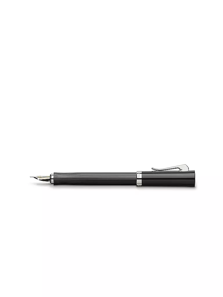 GRAF VON FABER-CASTELL | Füllhalter "Intuition" M (schwarz kanneliert) | schwarz