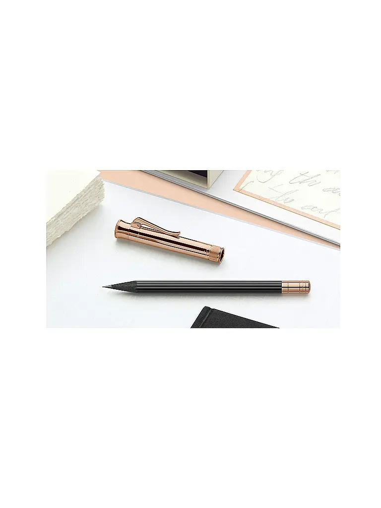 GRAF VON FABER-CASTELL | Perfekter Bleistift Roségold Schwarz | 