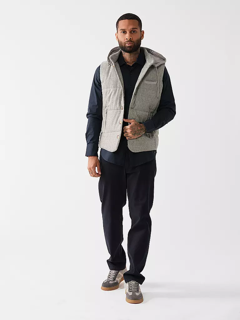 GRAN SASSO | Gilet | hellgrau
