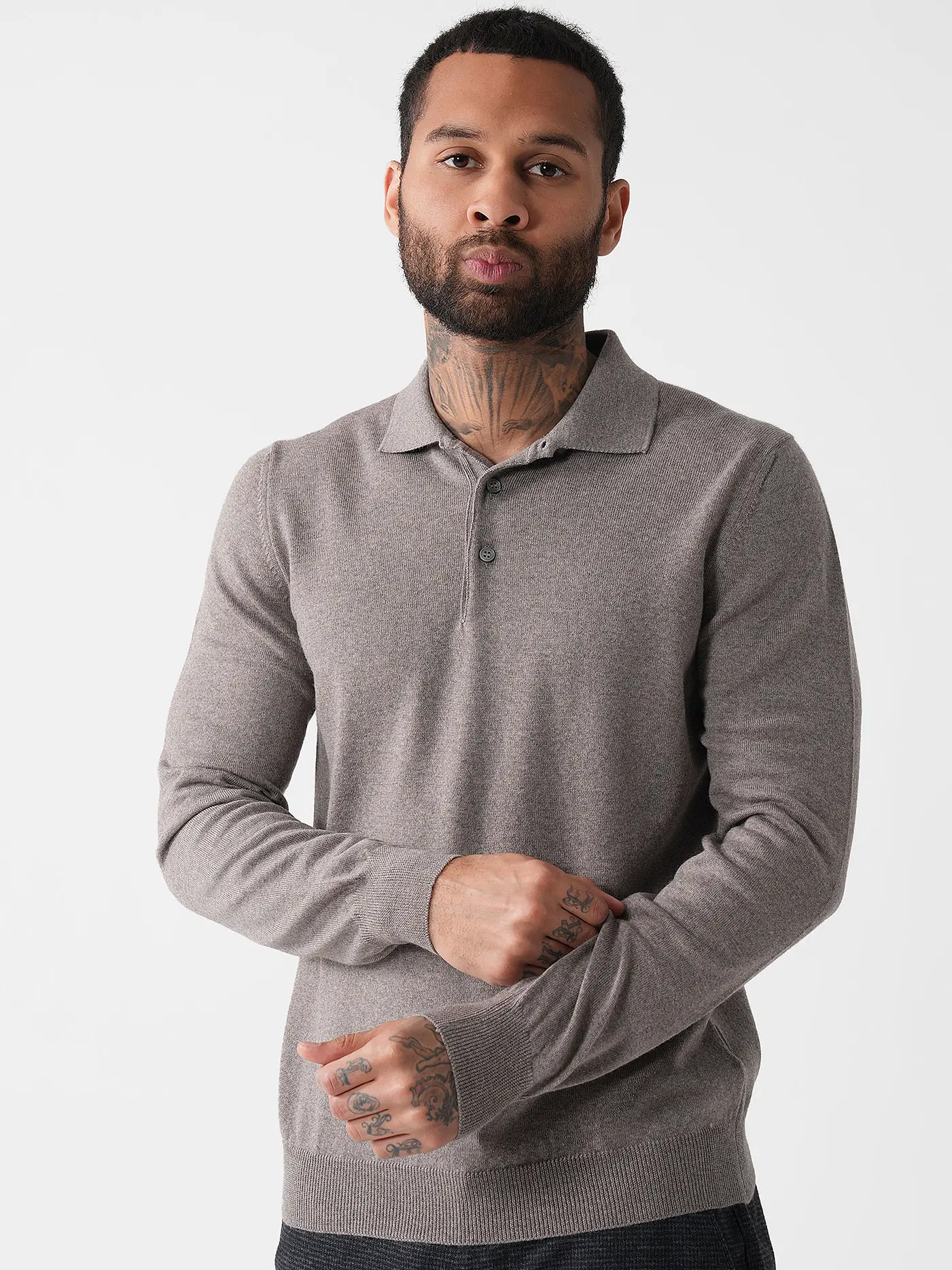 GRAN SASSO | Poloshirt  | beige