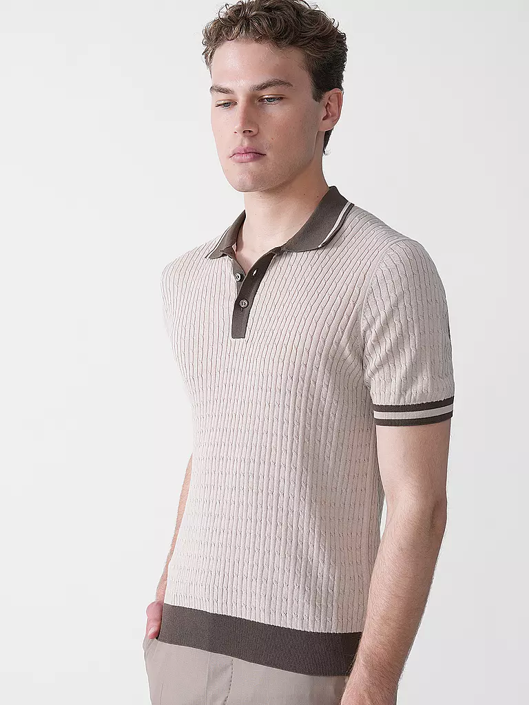 GRAN SASSO | Poloshirt  | beige