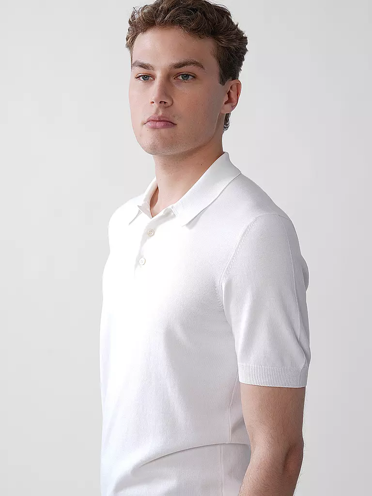 GRAN SASSO | Poloshirt  | weiss