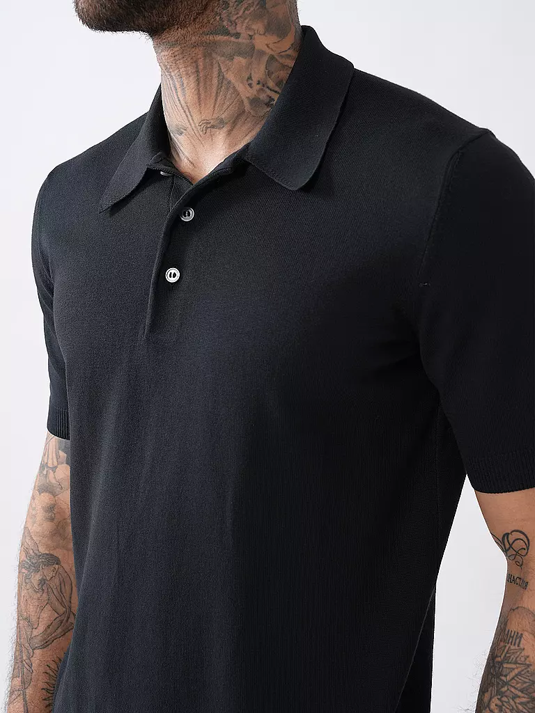 GRAN SASSO | Poloshirt  | schwarz