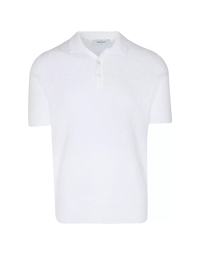 GRAN SASSO | Poloshirt | weiss